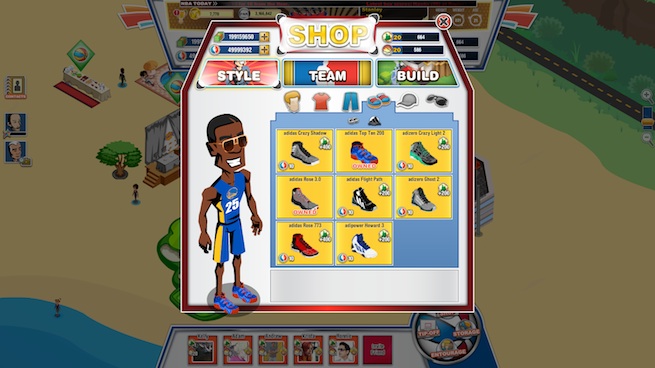 NBA2K MyLife style store