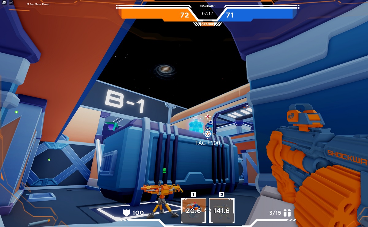 A scene from Nerf Strike by Metaverse Team.