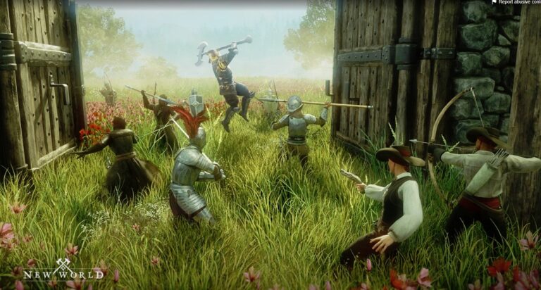 A battle in New World