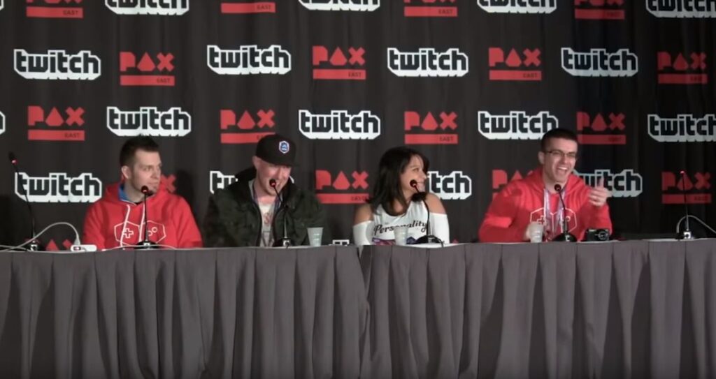 Nicholas "Nick Eh 30" Amyoony (on the right) is now doing all his livestreaming on Twitch.