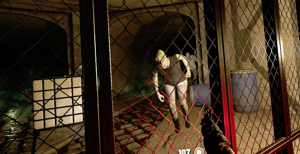 Time to shoot a zombie in Arizona Sunshine: Rampage.