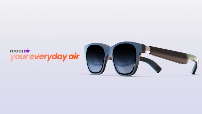 Nreal Air weighs only 2.7 ounces.