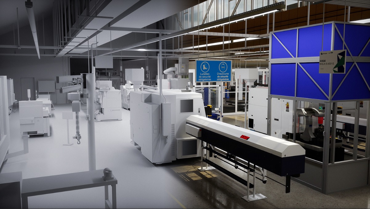 Nvidia and Hexagon are working on digital twin technology.