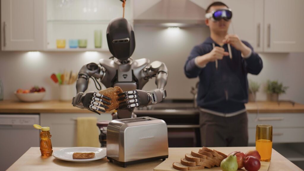 Nvidia humanoid robots.