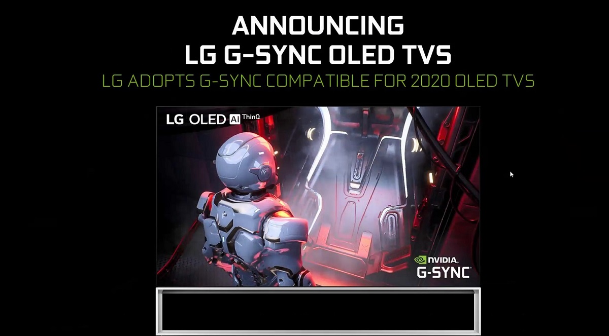 LG is going G-Sync with its OLED TVs.