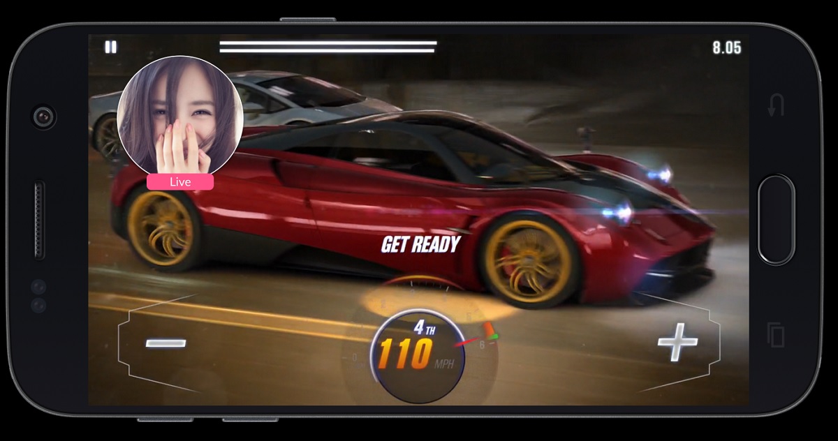 Livestreaming on Omlet Arcade.