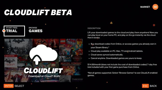 OnLive CloudLift