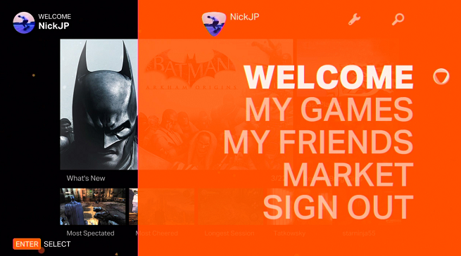 OnLive CloudLift interface