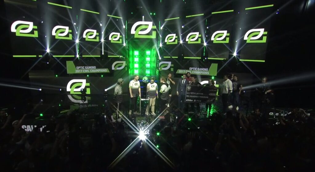 Optic Gaming wins the CWL in 2017.