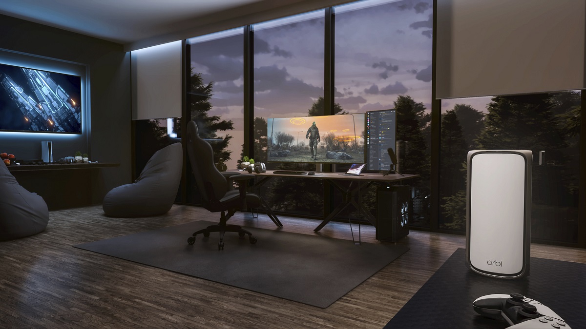 Orbi in a gaming environment.