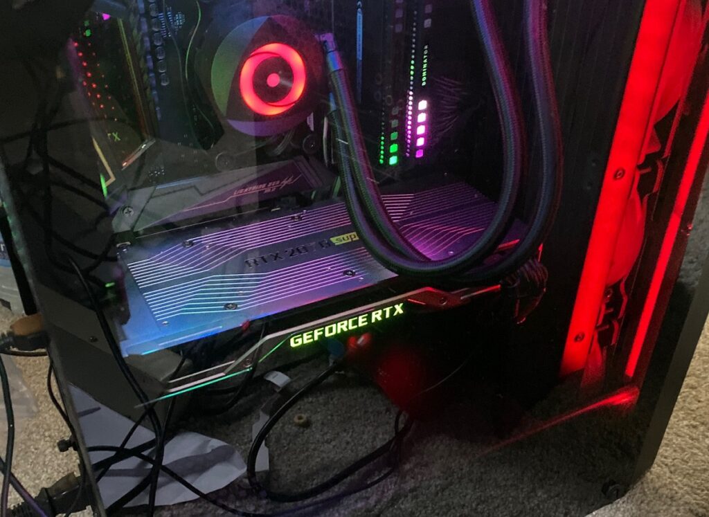 Origin PC Neuron desktop gaming computer.