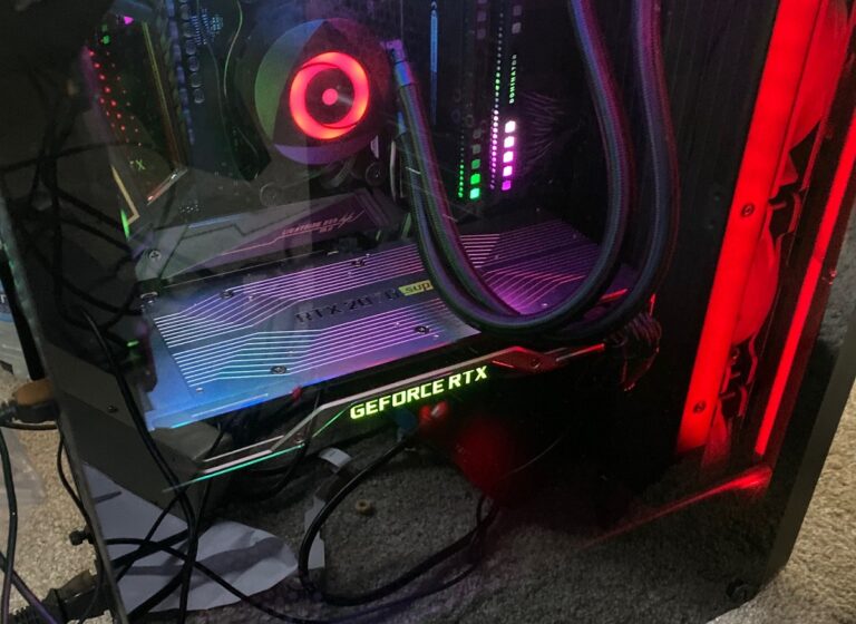 Origin PC Neuron desktop gaming computer.