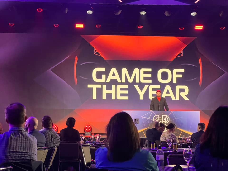 Osama Dorias hosts the GDC Choice Awards.