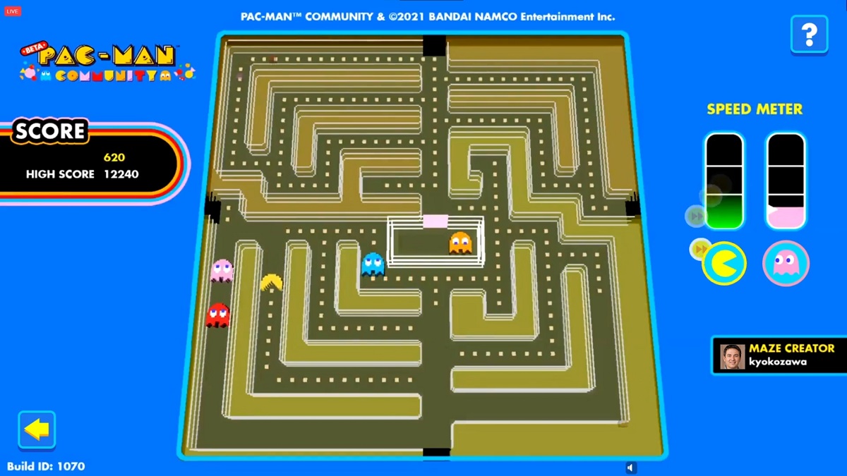 Pac-Man Community is available in beta form on Facebook Gaming.