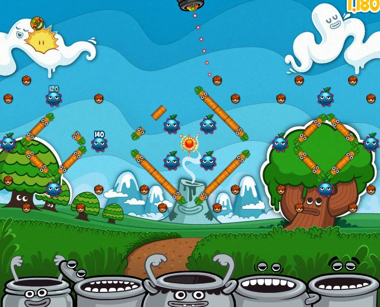 King.com social game pachinko Peggle clone