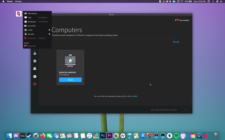 Parsec's remote work is coming to the Mac.