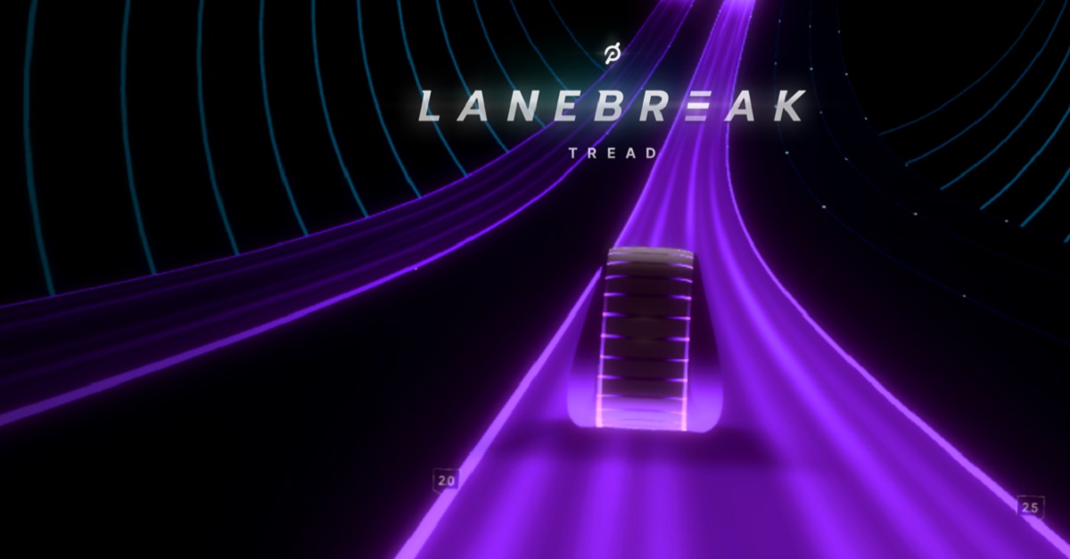 Peloton is gamifiying fitness with Lanebreak Tread.