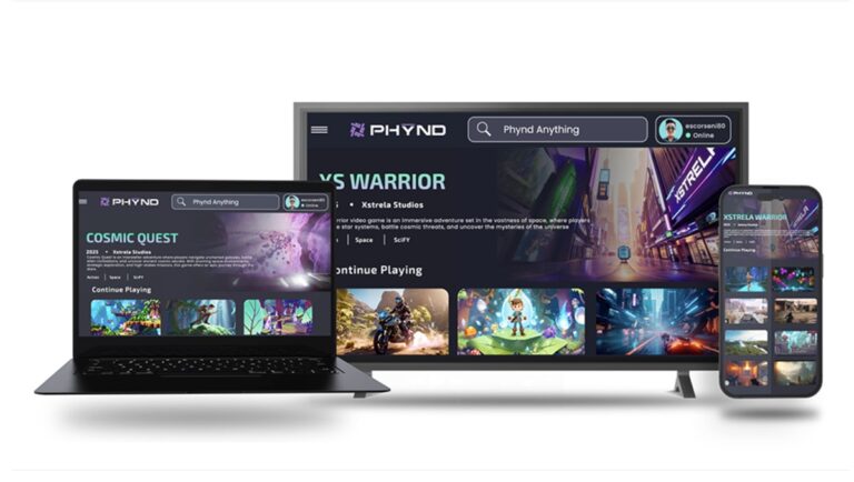 Phynd will offer subscription-free, ad-supported cloud gaming on smart TVs.