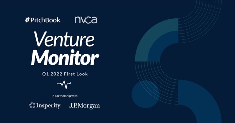 Pitchbook and the NVCA have initial results for Q1 venture investments.