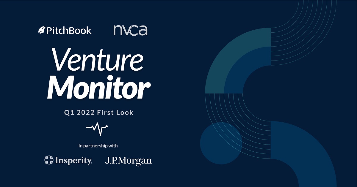 Pitchbook and the NVCA have initial results for Q1 venture investments.
