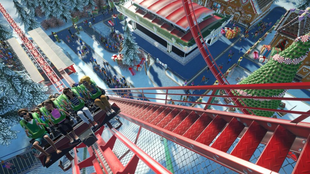 Planet Coaster’s winter update adds new rides, shops, and more