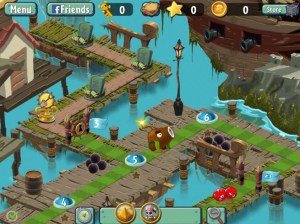 Plants vs. Zombies 2. Pirate Seas map.