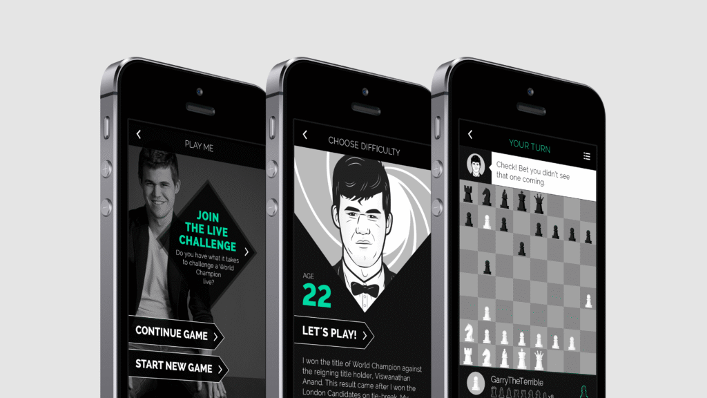 Play chess against world champion Magnus Carlsen in this iPhone app