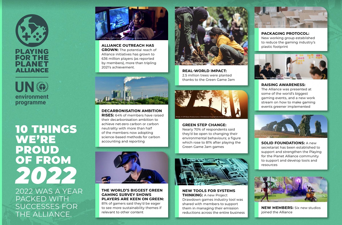 The UN's Playing for the Planet initiative.