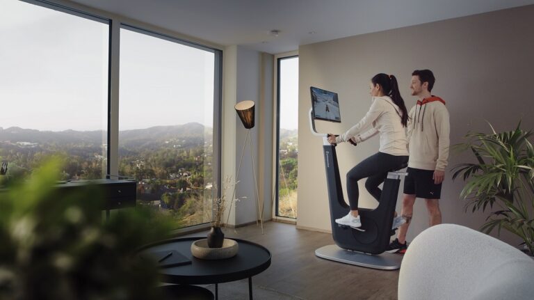 Playpulse One is an exercise bike with motivational games.