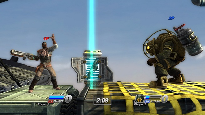 PlayStation All-Stars -- Emmett calls in a Shotgun Mine