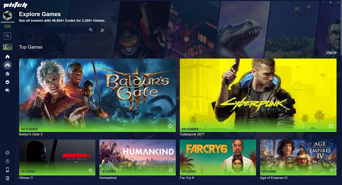 Plitch 2.0 offers cheat codes for single-player games.