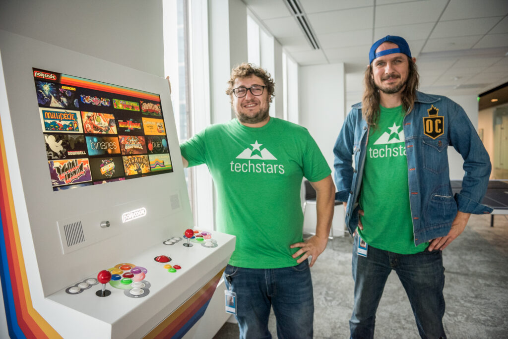 Jake Galler, cofounder of Polycade and Tyler Bushnell, CEO and cofounder.