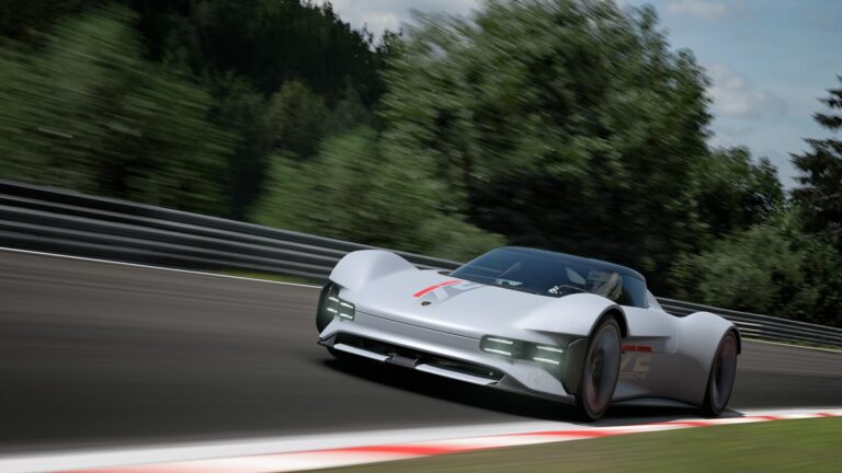 Porsche designed this concept car for the Gran Turismo video game.