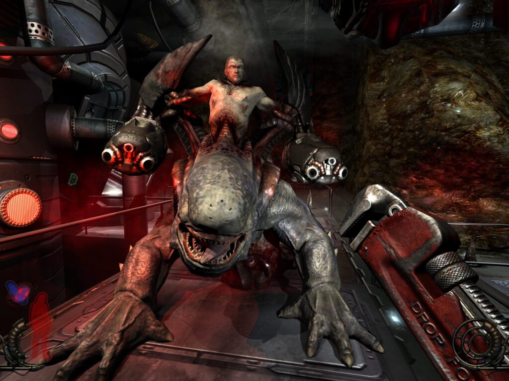 An enemy from Prey by Human Head Studios.