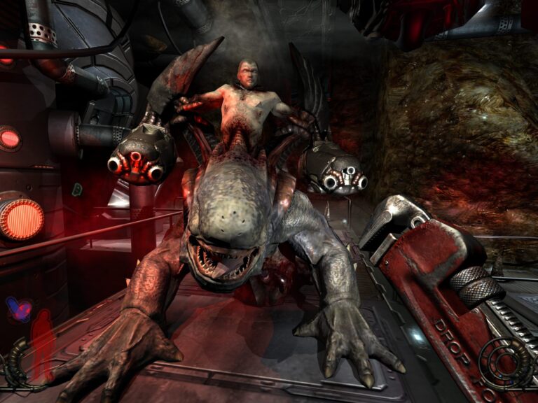 An enemy from Prey by Human Head Studios.