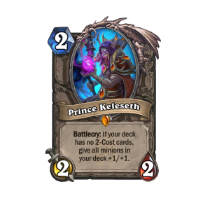 No 2-cost cards? What, was this made for Arena or something?
