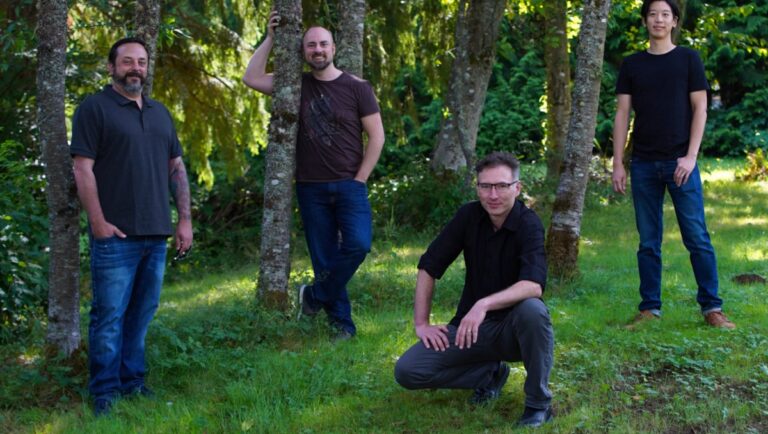 Left to right: ProbablyMonsters' Patrick Blank, John Dunbar, Marsh Lefler, and Allen Fong.