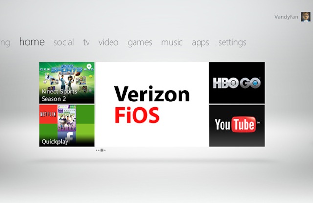 Xbox, Verizon FiOS