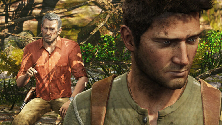 Sully and Nathan Drake in the Uncharted series.