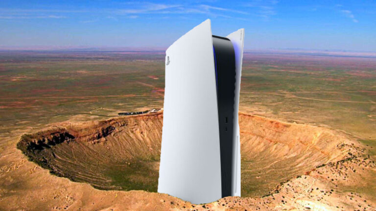 This is a real picture of the PlayStation 5.