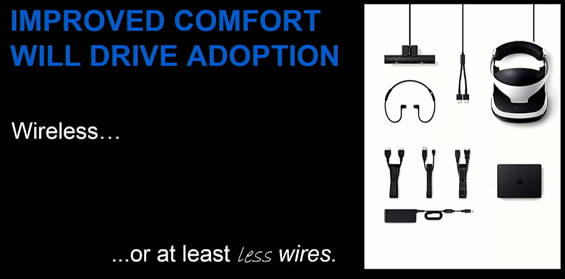 VR needs less wires