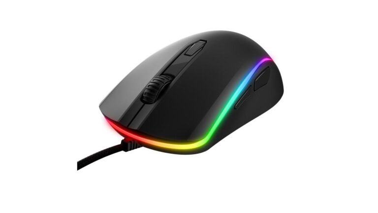 The HyperX Pulsefire Surge is the company's first RGB gaming mouse.