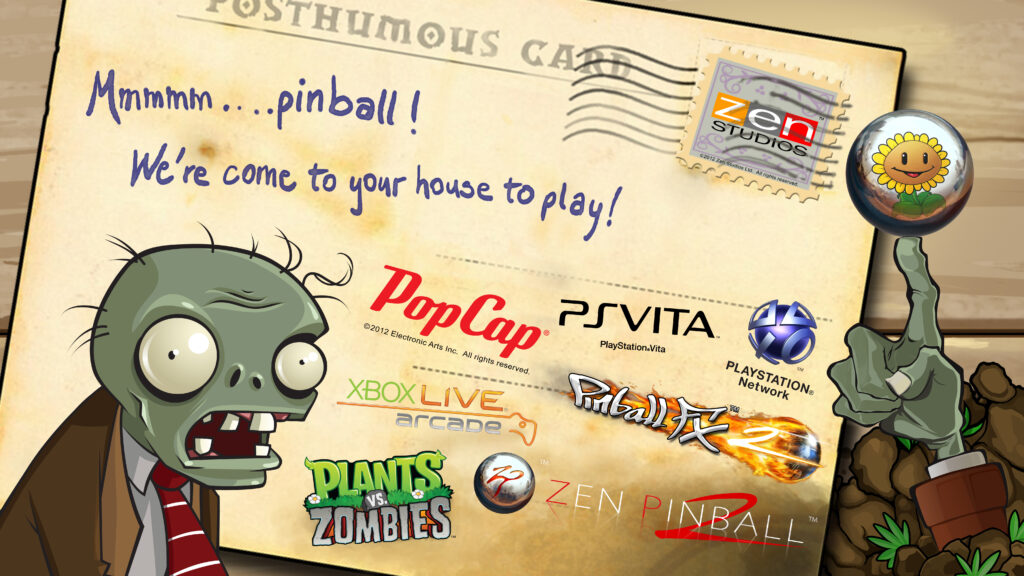 Plants vs. Zombies shambling to Zen Pinball 2 and Pinball FX2 next week