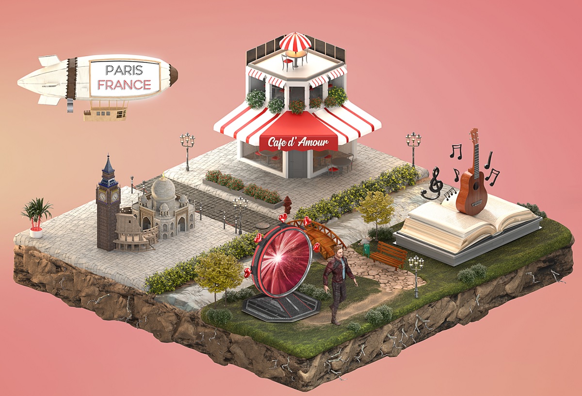 QuestoWorld is a real-world metaverse.