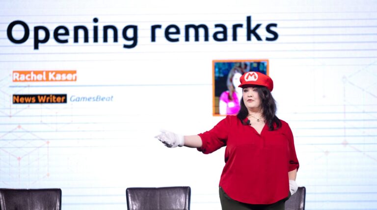 GamesBeat writer Rachel Kaser at GamesBeat Summit Next 2022.