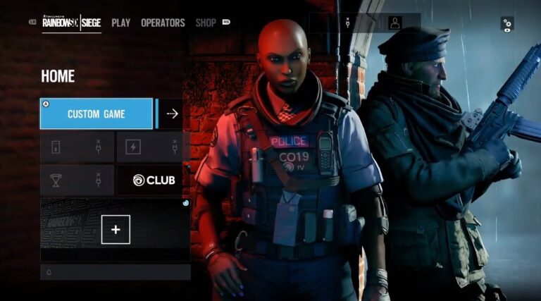 The new Grim Sky operators in Rainbow Six Siege are Clash (left) and Maverick.
