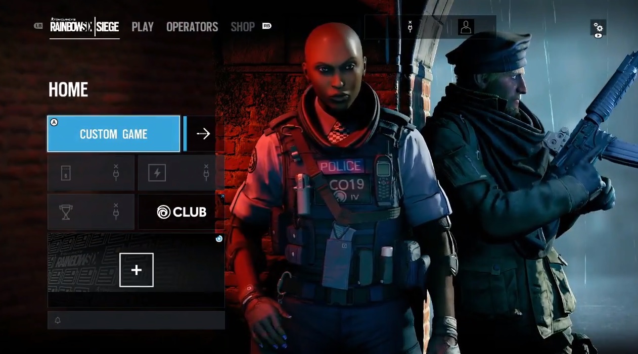 The new Grim Sky operators in Rainbow Six Siege are Clash (left) and Maverick.