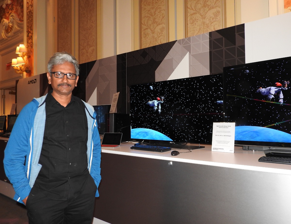 Raja Koduri, head of the Radeon Technologies Group at Advanced Micro Devices.