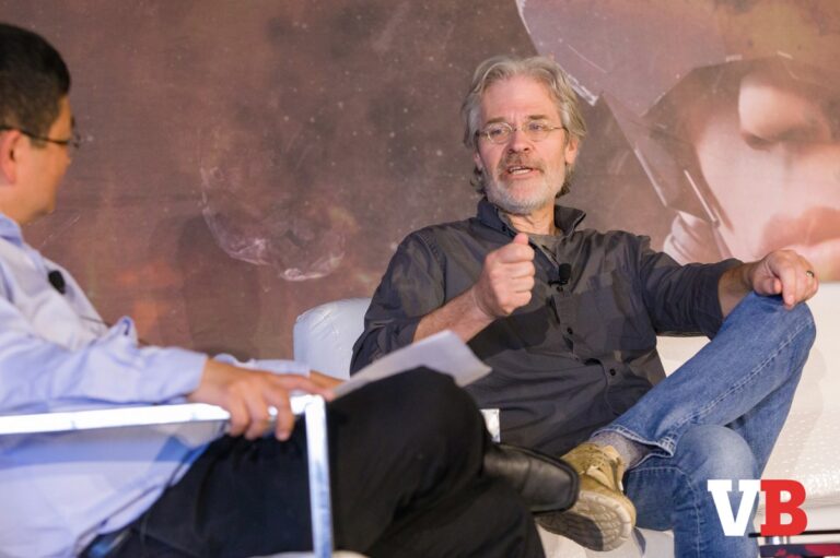 Rand Miller, CEO of Cyan, won GamesBeat's first Visionary Award at the GamesBeat Summit 2018.