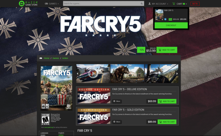 The Razer Game Store.